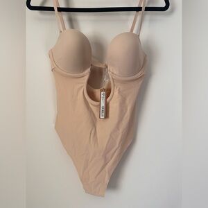 SKIMS Sand Deep Plunge Shapewear